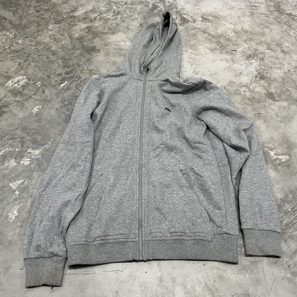 NIKE 6.0 SB Skateboarding Hoodie Jacket Gray Zip Men's Medium